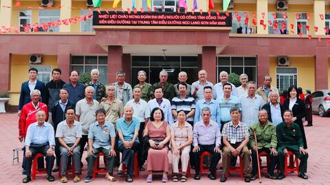 Trung tâm Điều dưỡng Người có công Lạng Sơn tổ chức thành công đợt điều dưỡng người có công với cách mạng và thân nhân liệt sĩ tỉnh Đồng Tháp năm 2025
