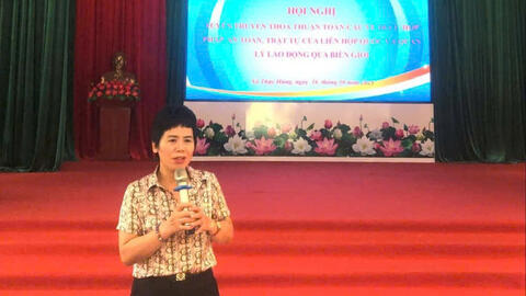 Hội nghị tuyên truyền Thỏa thuận toàn cầu về di cư hợp pháp và quản lý lao động qua biên giới tại các xã biên giới của tỉnh Lạng Sơn