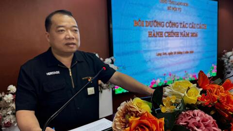 Sở Nội vụ tỉnh Lạng Sơn tổ chức lớp bồi dưỡng công tác cải cách hành chính cho cán bộ, công chức các Sở, ban, ngành và UBND các xã, phường trên địa bàn tỉnh năm 2026