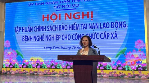 Sở Nội vụ tổ chức tập huấn chính sách bảo hiểm tai nạn lao động, bệnh nghề nghiệp cho công chức cấp xã năm 2026