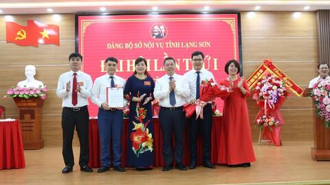 Tổ chức thành công Đại hội Đảng bộ Sở Nội vụ lần thứ I, nhiệm kỳ 2025 - 2030