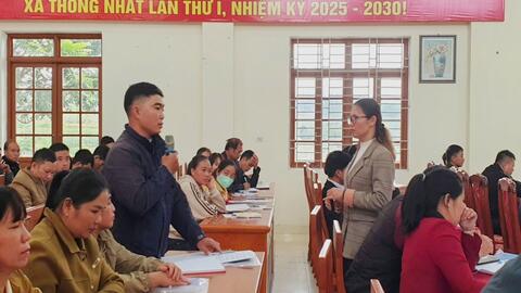 Tuyên truyền Bảo hiểm xã hội tại xã Thống Nhất, tỉnh Lạng Sơn