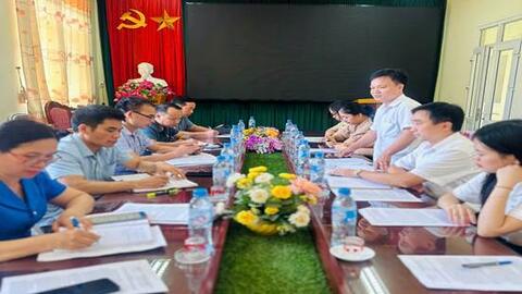 Chi bộ Tổ chức, biên chế tổ chức buổi sinh hoạt chuyên đề "Thăm, khảo sát thực tế về tổ chức bộ máy, biên chế và quản lý cán bộ, công chức, viên chức tại xã Na Dương, tỉnh Lạng Sơn thực hiện mô hình chính quyền địa phương 2 cấp"