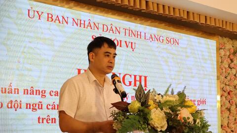 Ngày 23/8, Sở Nội vụ tổ chức Hội nghị tập huấn nâng cao năng lực quản lý nhà nước về bình đẳng giới cho đội ngũ cán bộ, công chức làm công tác bình đẳng giới trên địa bàn tỉnh Lạng Sơn năm 2025